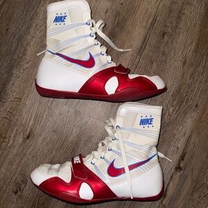 Nike hyperKO 1 boxing shoes men’s 8.5 US red/wht/blue discontinued